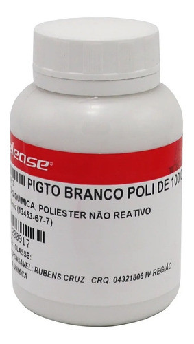 Pigmento Branco De Alta Qualidade E Durabilidade 100g 0