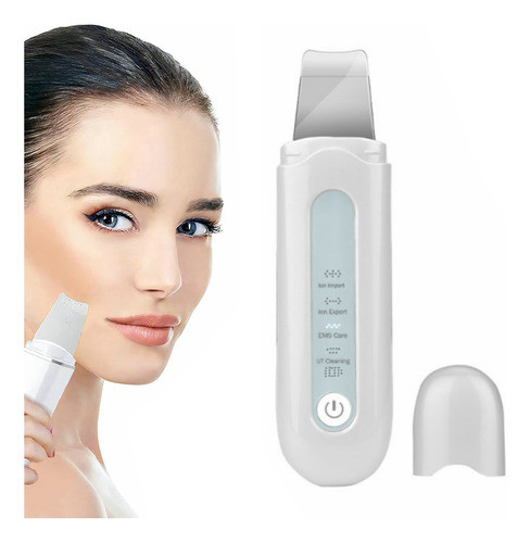 4 Funções Aparelho Peeling Ultrassonico Recarregavel Com 0