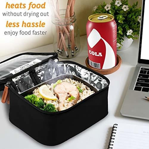 Hotlogic 16801169-blk Bolsa De Almuerzo Para Calentar Alimen 1