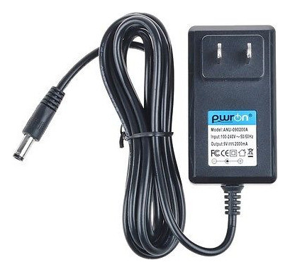 Pwron Ac Convertidor Adaptador De 9v 2a-1.5a Cargador De Ali 1