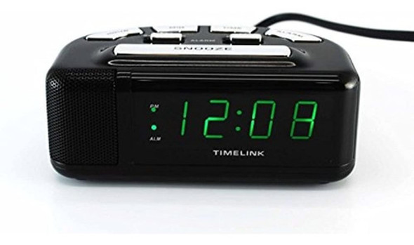 Reloj Despertador Digital Timelink Super Para Personas Que D 0