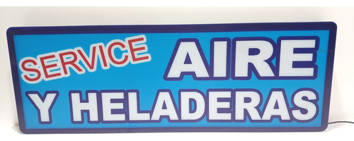 Cartel Luminoso Led Service Aire, Heladeras 1