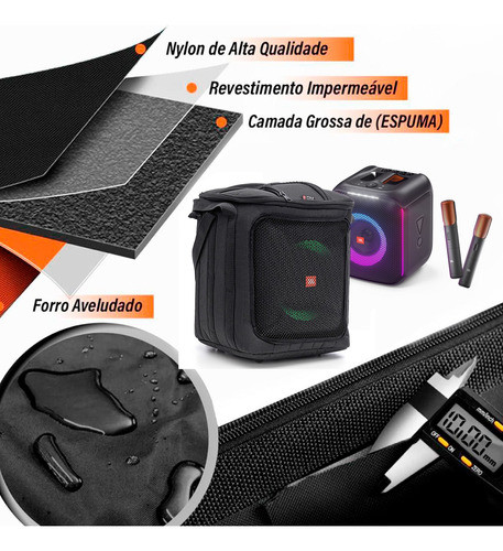 Case Bolsa Para Jbl Partybox Encore Acolchoada Completa New 1