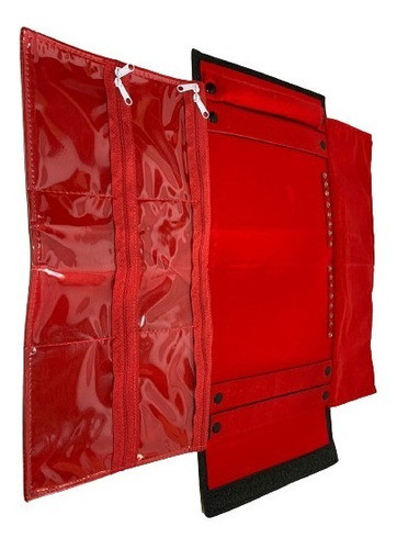 Kit Com 6 Porta Joias Quadrado/duplo Tam M Cor Verm.+brinde 0
