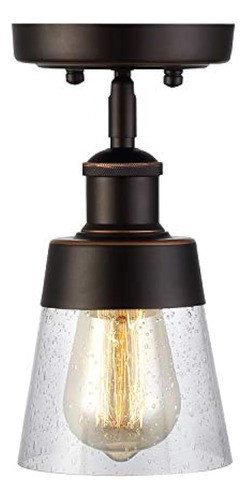 Accesorio De Iluminación Empotrado De Vidrio Rústico Mini Pa 0