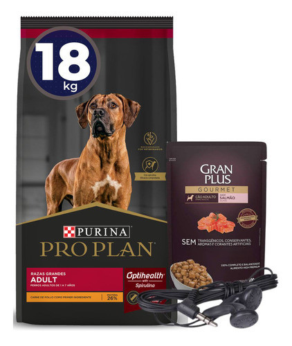Proplan Adulto Raza Grande 15 Kg + Obsequio + Envío! 0