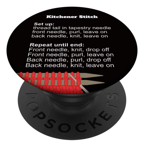 Anillo Para Celular - Kitchener Stitch Knitting Seam 0