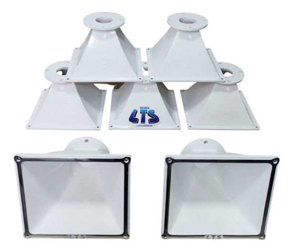 Kit 7 Corneta Cone Lente Lts 2022 Branca Original Tecsystens 0 Kit 7 Corneta Cone Lente Lts 2022 Branca Original Tecsystens 0