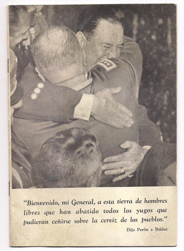 Peron Y El Presidente Chile General Ibañez En Argentina G10 0