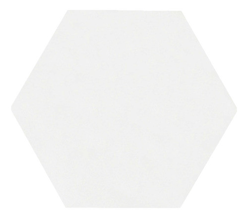 Porcelanato Piso Y Pared De 19.8x22.8 Hexagonal Blanco Mate 0