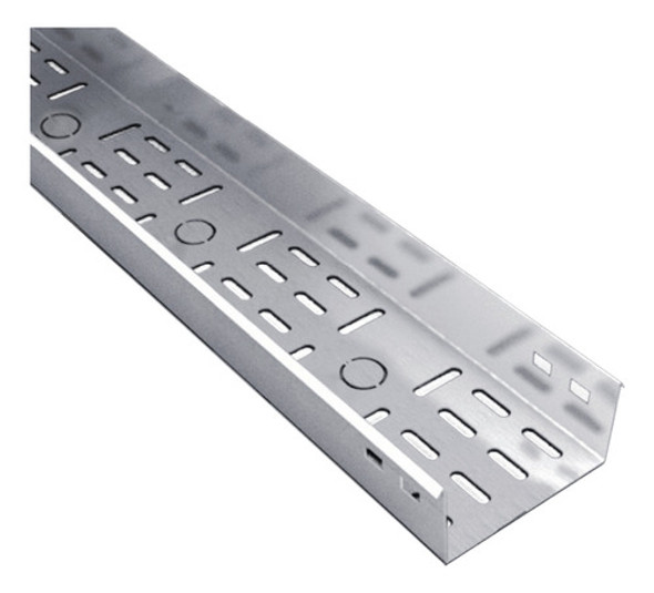Bandeja Portacable Perforada Tramo Recto 10cm X 3mts 0.7mm 0