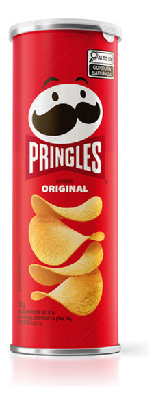 Papas Fritas Pringles Original 104 Grs. 0