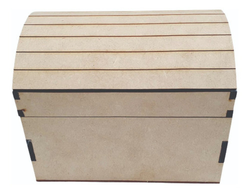 Cofre O Baul De Madera Fibrofacil - 5 Unidades - 15x20 Cm. 0