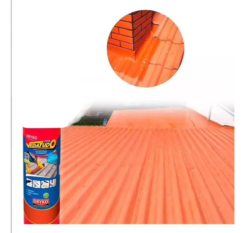 Manta Asfáltica Vedatudo 20cm X 10mts Cinza ( Telha Brasilit 1