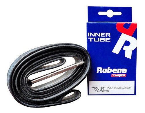 Cámara Bicicleta Rubena 700 X 23/28 Presta 80mm 0