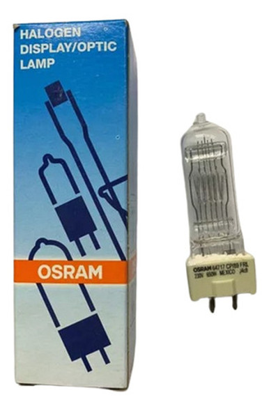 Lampara Frl 230v 650w Gy9.5 Fresnel 64717 Osram Aleman Cp89 0