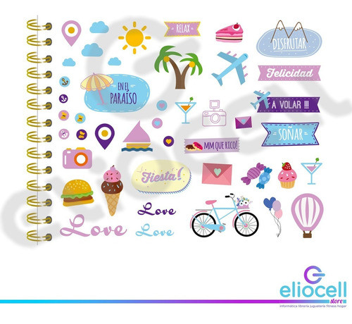 Libro De Viaje Con Stickers Y Hojas 1