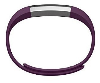 Fitbit Alta Fitness Tracker, Plata / Ciruela, Grande (versió 1