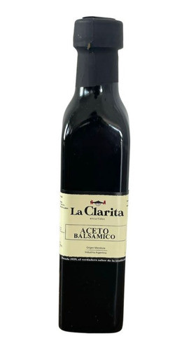 Packx6un-aceto Balsamico Premium-la Clarita-x250g-sin Tacc 0
