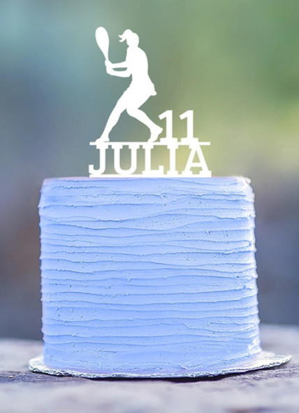 Cake Topper Adorno Torta - Nt Cumple Tenis Personalizable 0 Cake Topper Adorno Torta - Nt Cumple Tenis Personalizable 0