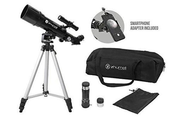 Zhumell Z60 Portable Refractor W TriPod Phone Adapter Am 0