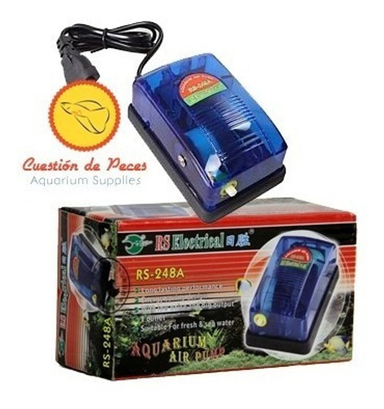 Aireador Pecera Acuario Rs 248a - 2 Velocidades- Silencioso 1