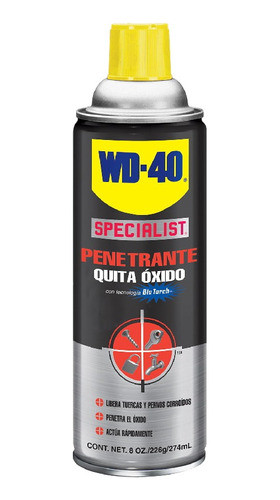 Wd-40 Specialist Penetrante - Quita Óxido - 226 Gr 0