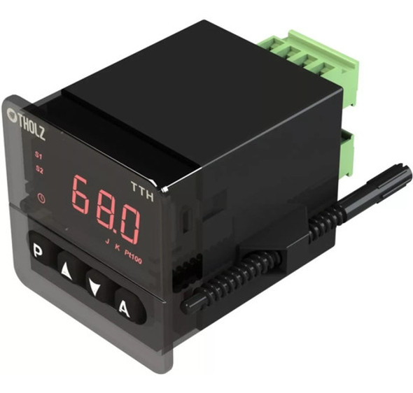 Controlador De Tempo E Temperatura Tth1395r 90~240vca Tholz 1