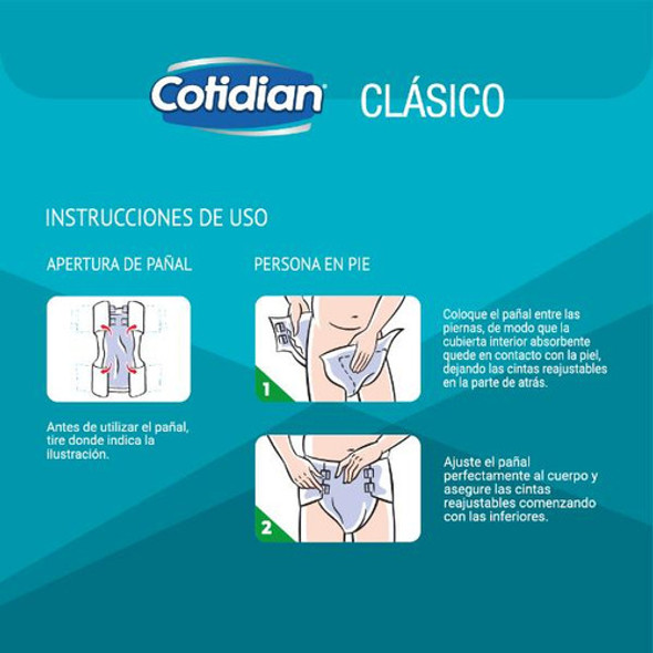 Pañales Cotidian Clasico Talle G X36 Unidades 1 Pañales Cotidian Clasico Talle G X36 Unidades 1