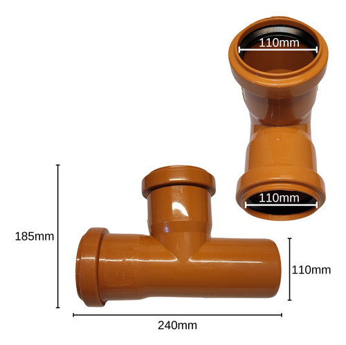 Ramal Simple 110 A 90 M H Desague Con Oring Ips 1