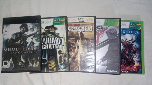 5 Juegos De Xbox 360 Lt3.0 0
