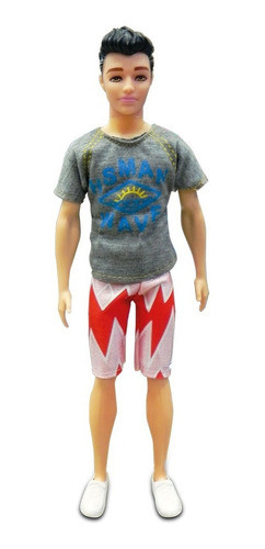 Muñeco Articulado 30 Cm Kevin Ropa Deportiva Fashion 1