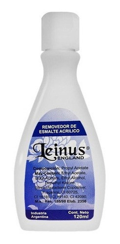 Removedor Esmaltado Semipermanentes Uñas Leinus 120 Ml X24 0