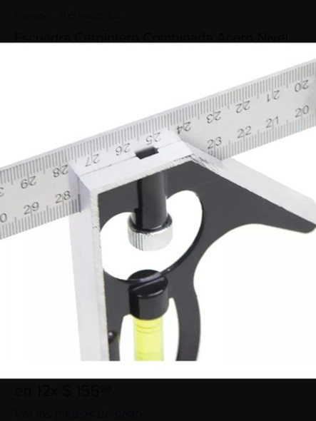 Escuadra Con Medidor 30cm 1