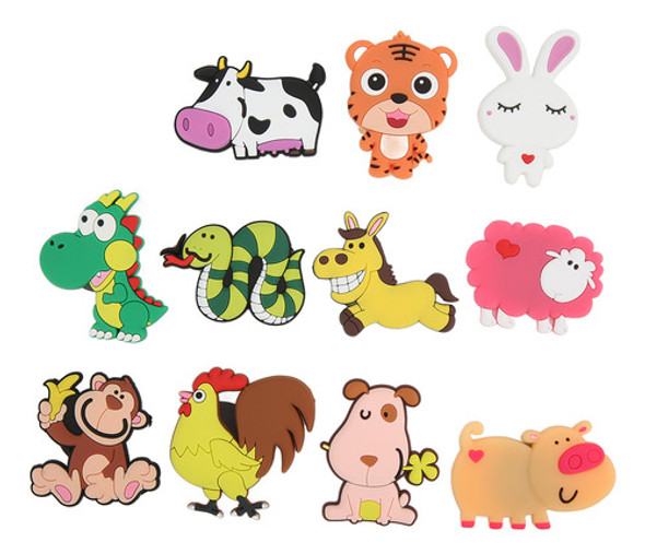 Ímãs De Animais, 11 Unidades, Ímã De Geladeira, Forte, Efeit 0