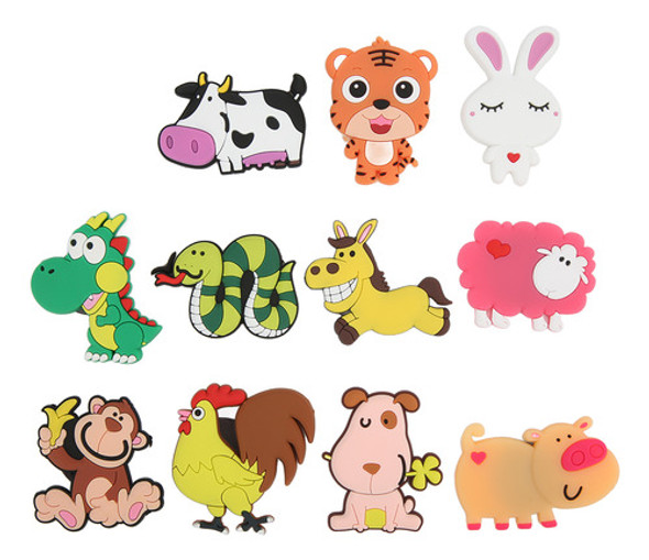 Ímãs De Animais, 11 Unidades, Ímã De Geladeira, Forte, Efeit 1