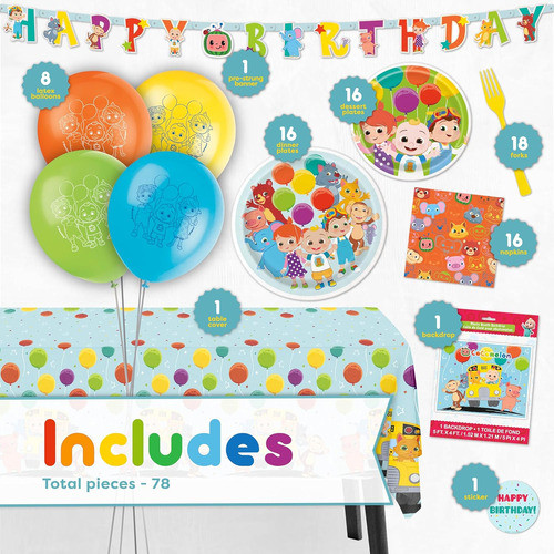 Fiesta De Cocomelón Para Niñas Y Niños De 1 A 1