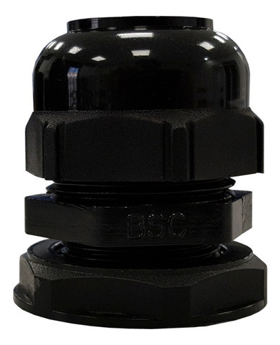 Prensacable C Tuerca Negro Bsc 2  Conextube Electro Medina 0