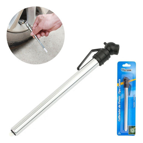 Calibrador De Pneus Tipo Caneta 5 A 50 Libras 0
