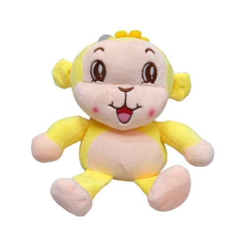 Mono De Peluche Sentado Chico 18cm Kawaii 0