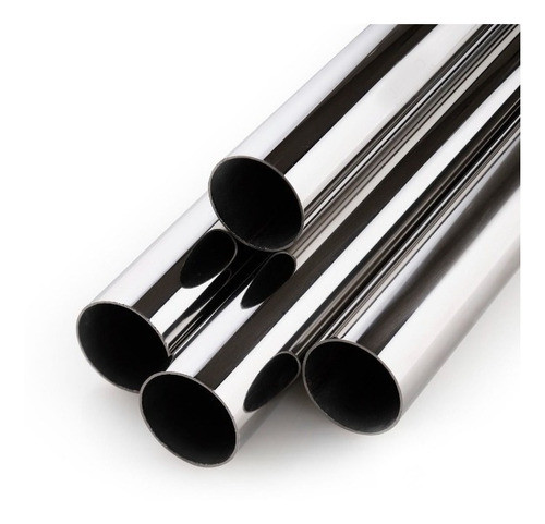 Caño Redondo A554 Pulido Int Sanitario Ø1 Esp.1,65mm X6000mm 0