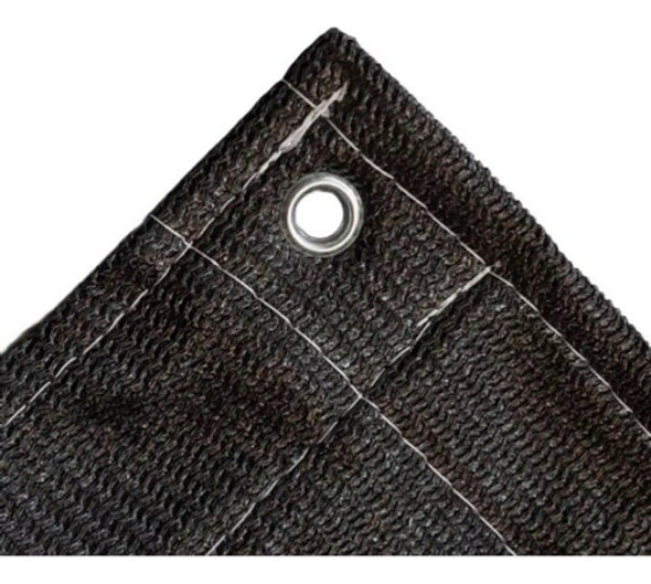 Media Sombra Antigranizo 4x4 Negro Con Costura Y Ojales 0