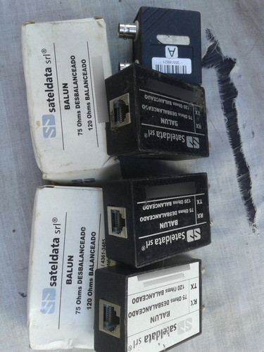 Balún Sateldat Tx/rx 1 75 Ohms/120 Ohms 1