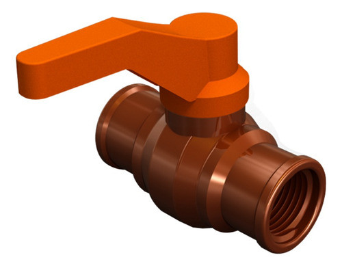 Registro Esfera Rosca C/ Alavanca Predial 3/4'' Marrom Durín 0