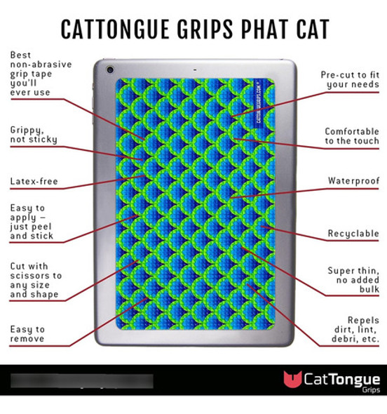Grip Antideslizante Universal Adhesivo Gris Cattongue 1