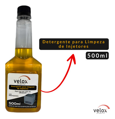 2 Detergentes Para Limpeza Bico Ultrassom 500ml - Velox 1