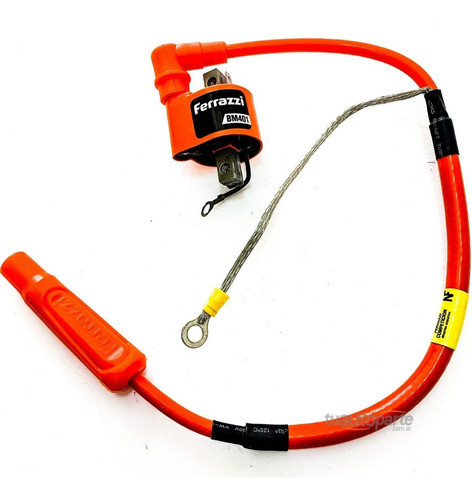Kit Bobina Y Cable Moto Bajaj Rouser Ferrazzi Extreme 180° 1