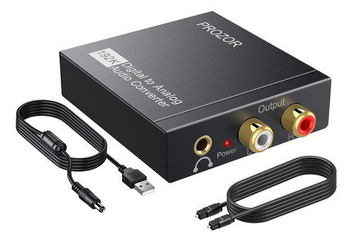 Señal De Toslink Coaxial Óptica Digital A Analógico Converti 1