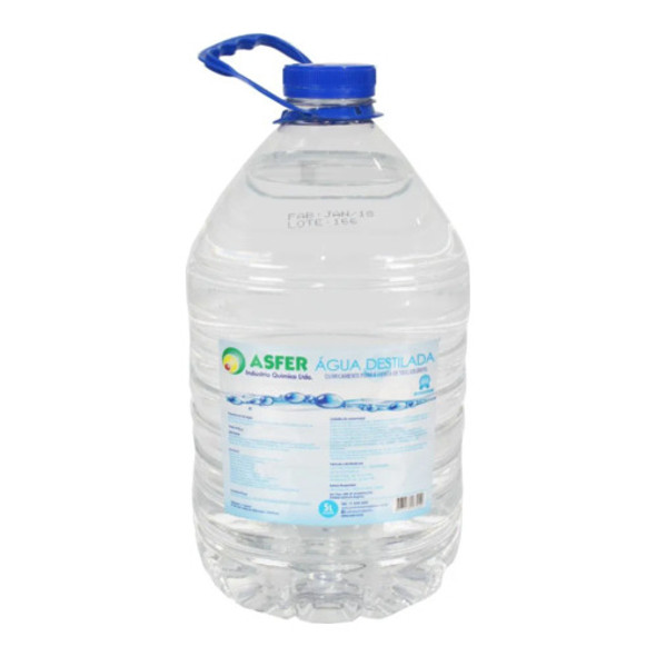 Água Destilada 5 Litros - Asfer 0