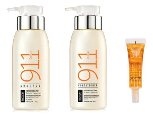 Shampoo + Acondicionador + 1 Ampolla 911 Biotop 0